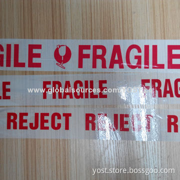 Fragile Packaging Tape, Low Noise 48mm x 66m, BSCI, Taiwan Glue